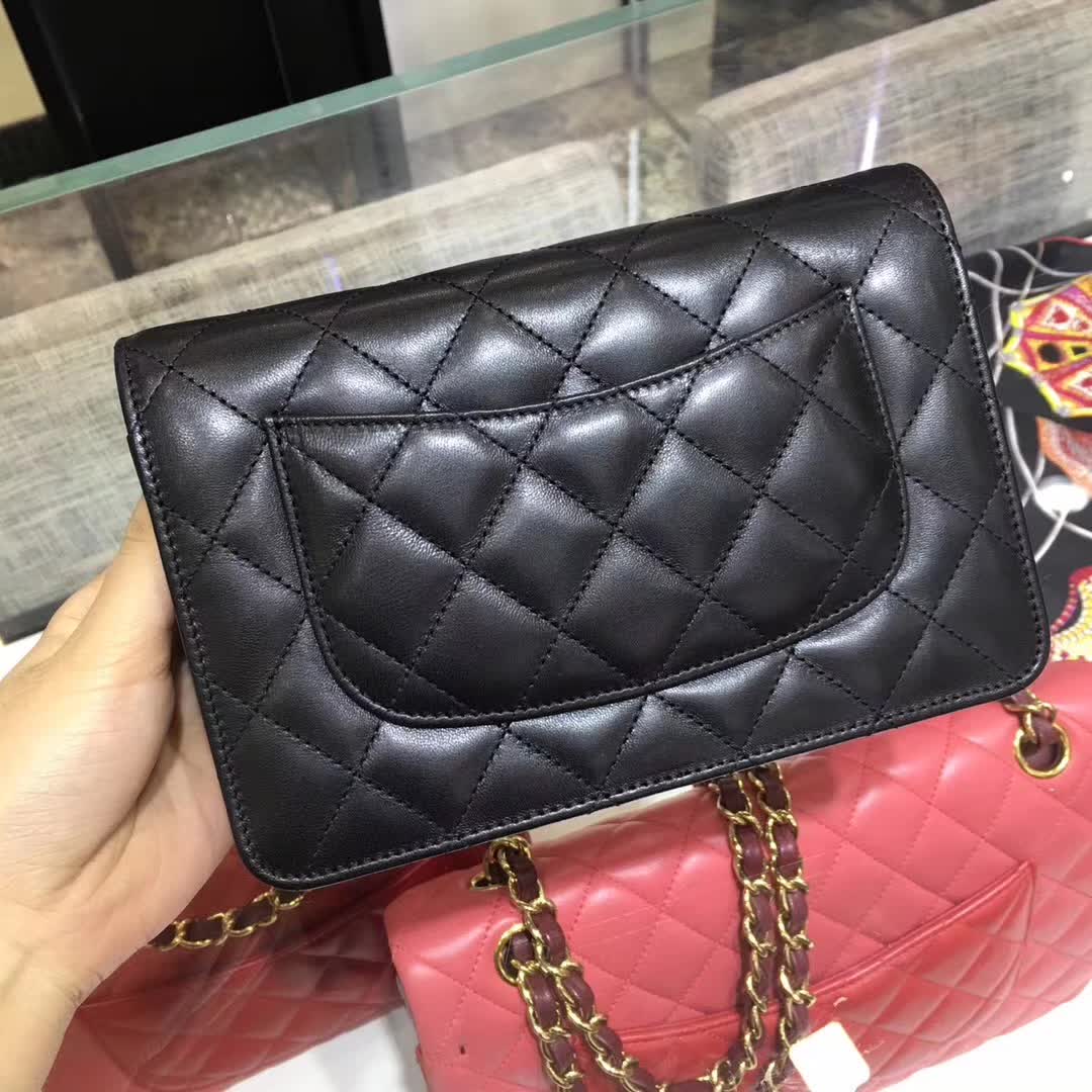 Chanel 香奈儿 WOC 小羊皮 金扣 现货 诚招代理