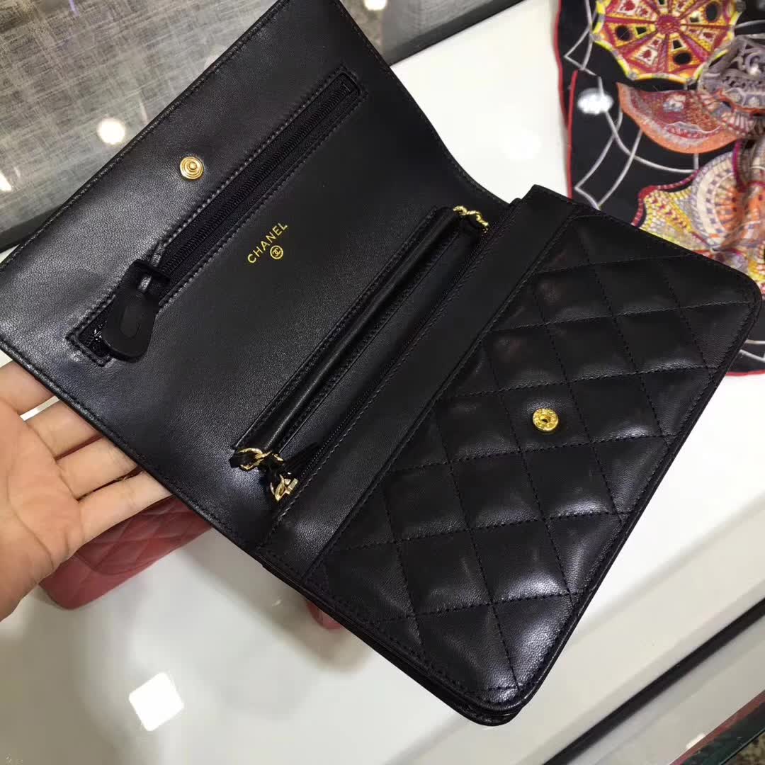 Chanel 香奈儿 WOC 小羊皮 金扣 现货 诚招代理