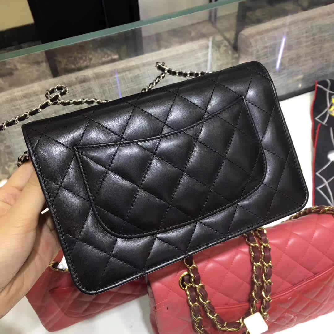 Chanel 香奈儿 WOC 小羊皮 金扣 现货 诚招代理