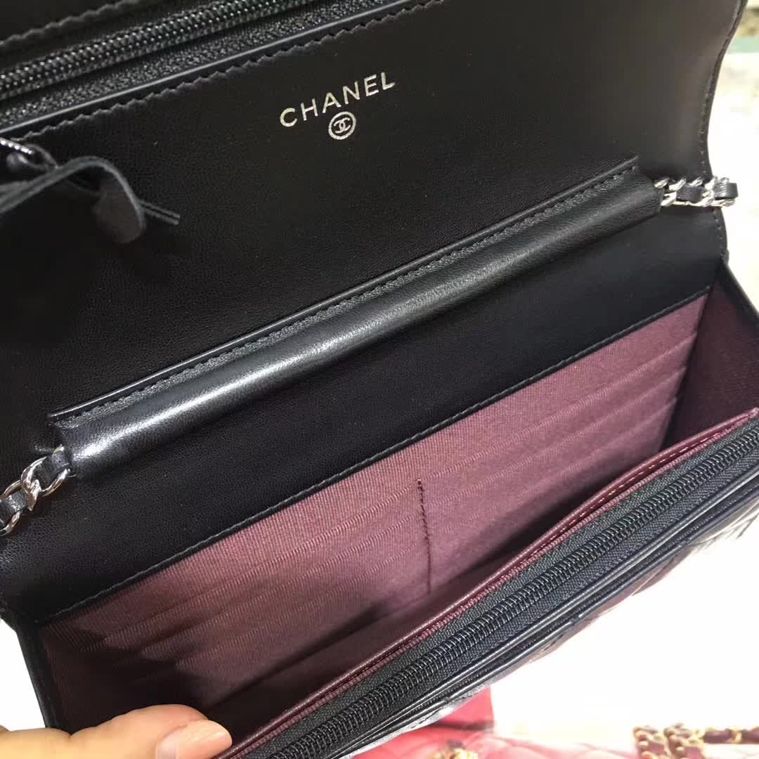 Chanel 香奈儿 WOC 小羊皮 金扣 现货 诚招代理