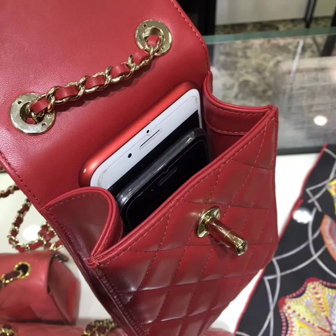 Chanel 香奈儿 手机包 羊皮 广州白云皮具城 一件代发