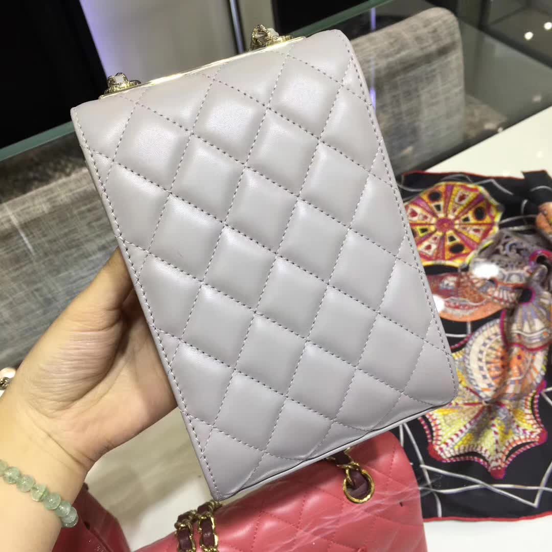 Chanel 香奈儿 手机包 羊皮 广州白云皮具城 一件代发
