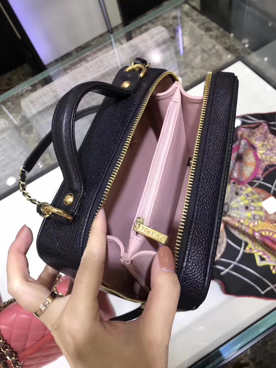 Chanel 香奈儿 小鱼子酱 金扣 广州白云皮具城 