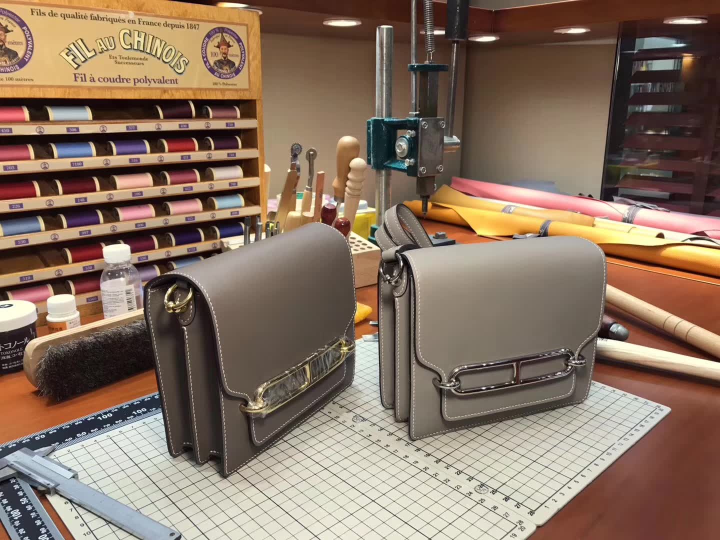 Hermes Roulis mini 19 8F 錫器灰 Etain 爱马仕官网同步 专柜断货颜色