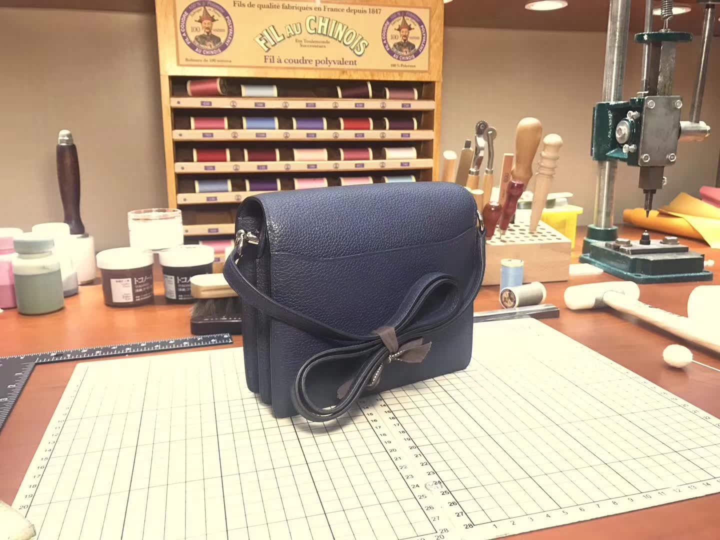 Hermes Roulis mini 19 风暴蓝 爱马仕官网同步 专柜断货颜色