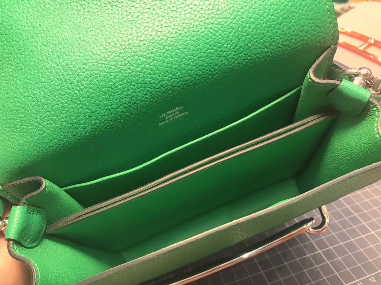 Hermes Roulis mini 19 竹子绿 1k bambou 爱马仕官网同步 专柜断货颜色