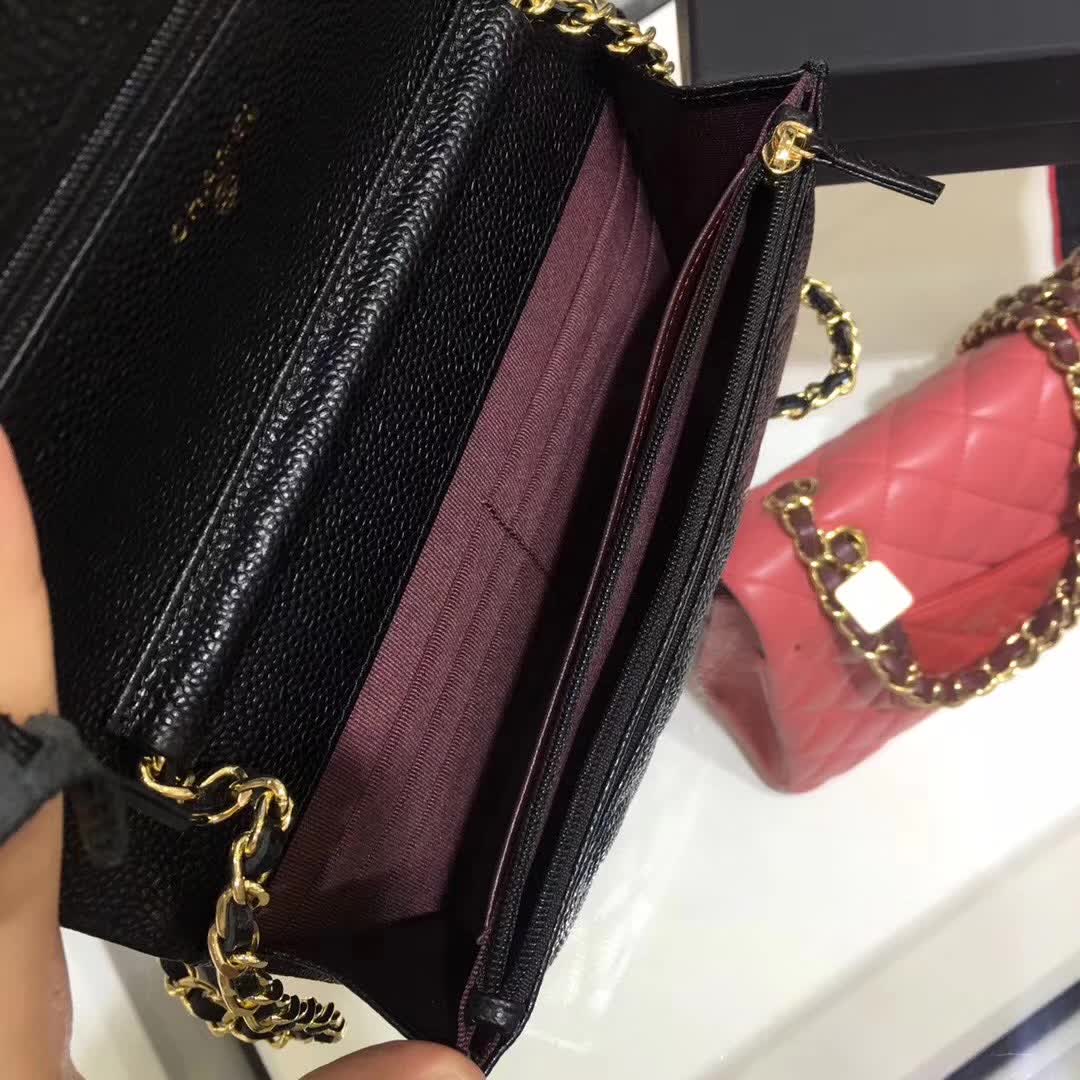 Chanel 香奈儿 WOC 鱼子酱 金扣 现货 诚招代理