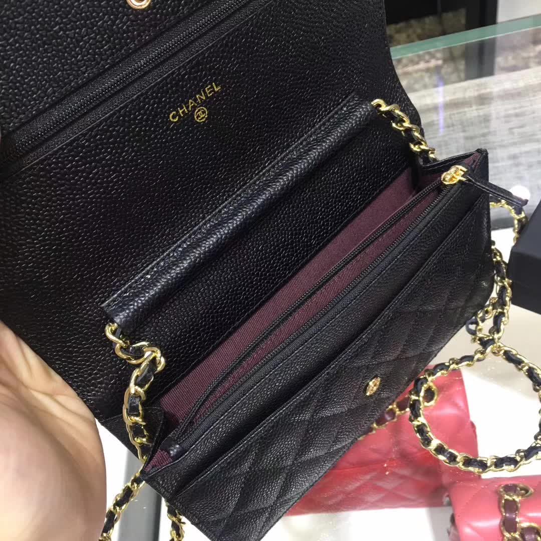 Chanel 香奈儿 WOC 鱼子酱 金扣 现货 诚招代理