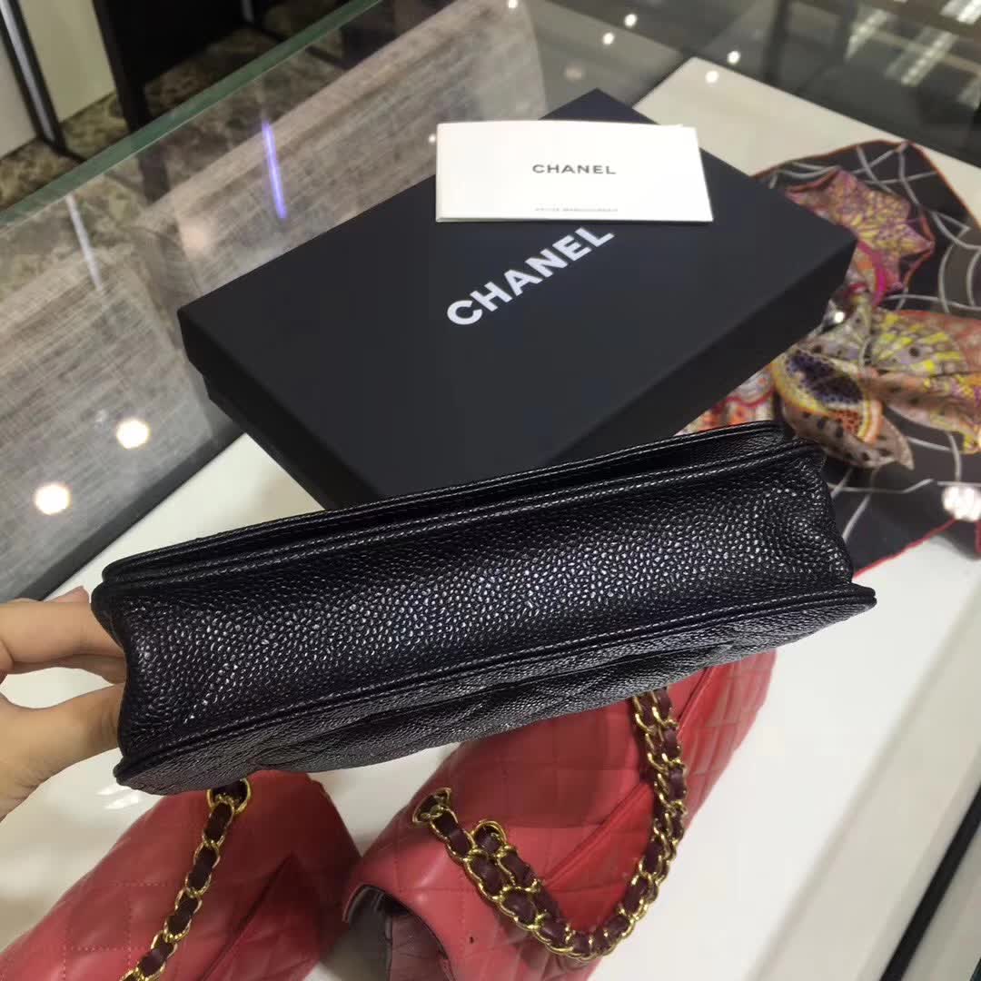 Chanel 香奈儿 WOC 鱼子酱 金扣 现货 诚招代理