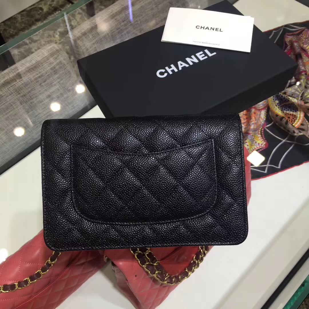 Chanel 香奈儿 WOC 鱼子酱 金扣 现货 诚招代理