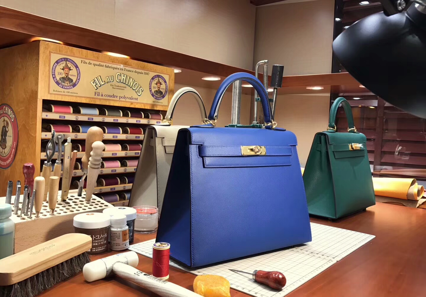 CC73 宝石蓝 Blue Saphir Kelly  28CM 现货系列 配全套专柜原版包装