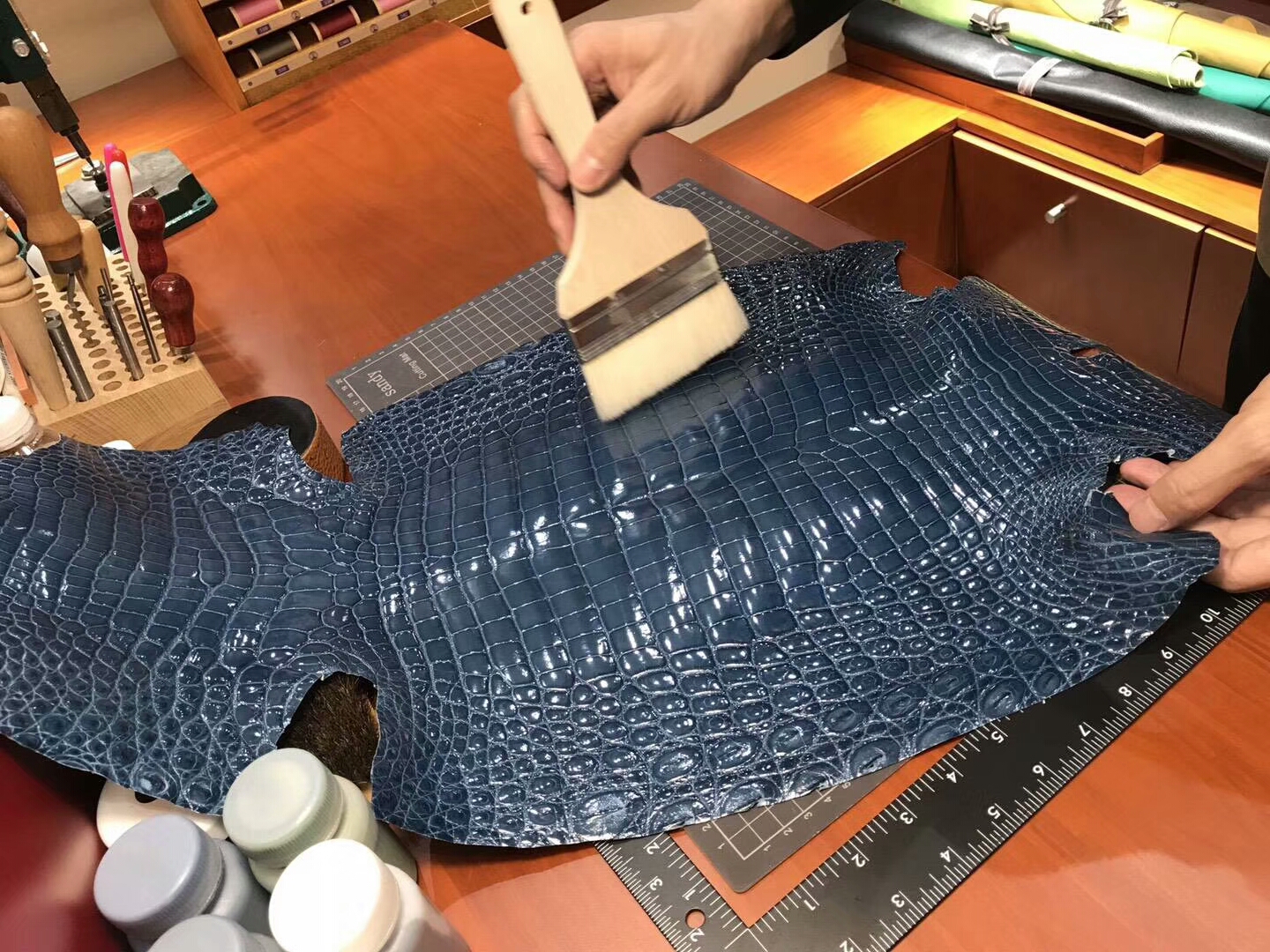 尚美高订 全球代发货 精挑细选鳄鱼皮 极致完美