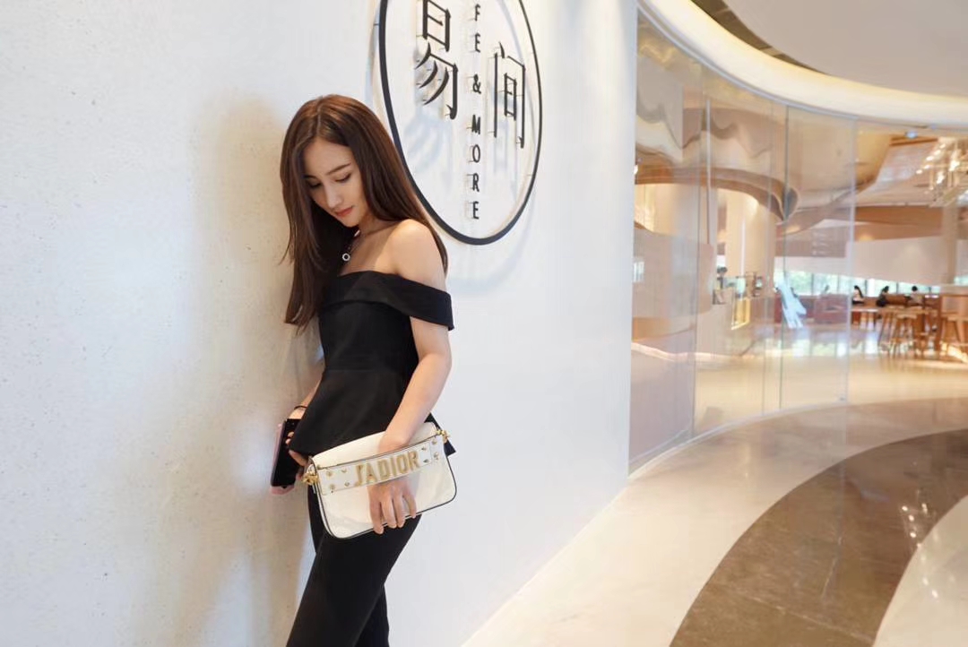 Dior 迪奥 网红同款 Dior手包 方便小巧实用 可搭配长肩带使用 白色