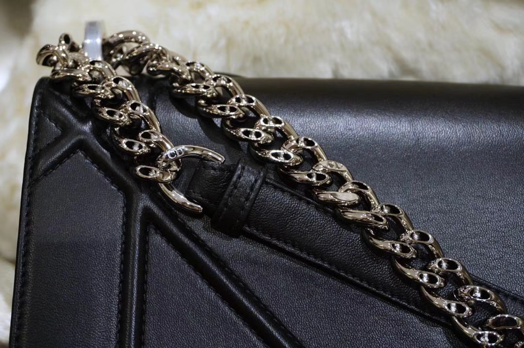 Dior 腾格纹 黑色 牛皮 25cm 专柜同步 