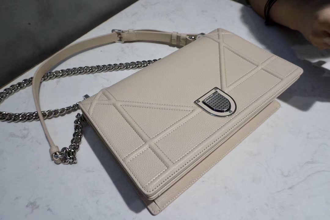 Dior 腾格纹 25cm/21cm 浅粉色 专柜同步