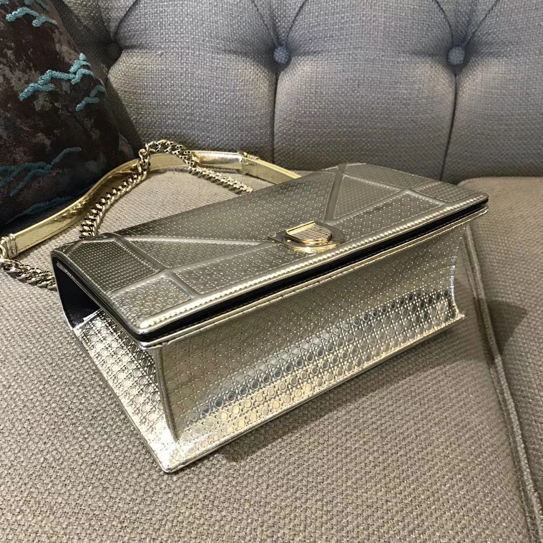 Dior 腾格纹 25cm/21cm 土豪金 专柜同步