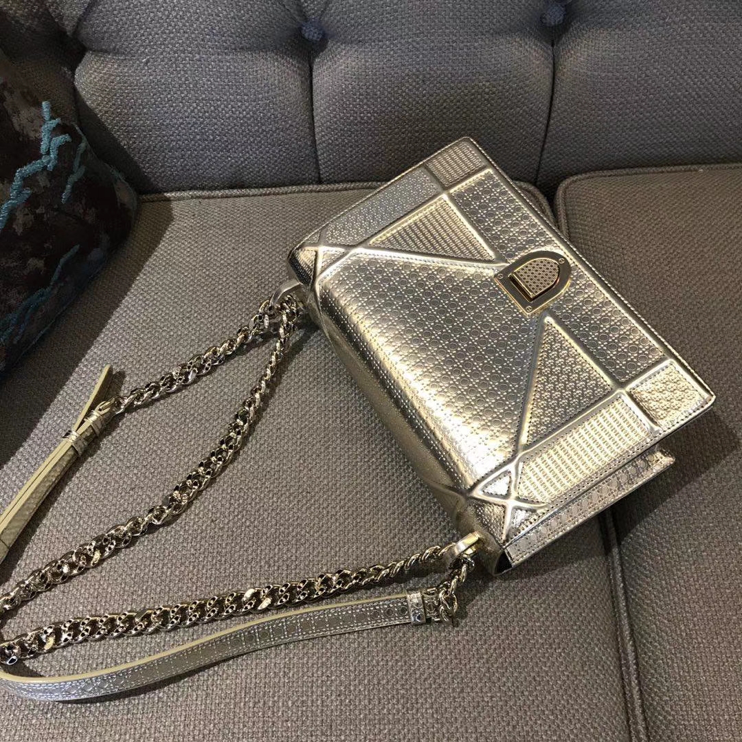 Dior 腾格纹 25cm/21cm 土豪金 专柜同步