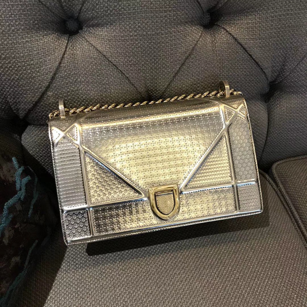 Dior 腾格纹 25cm/21cm 土豪金 专柜同步