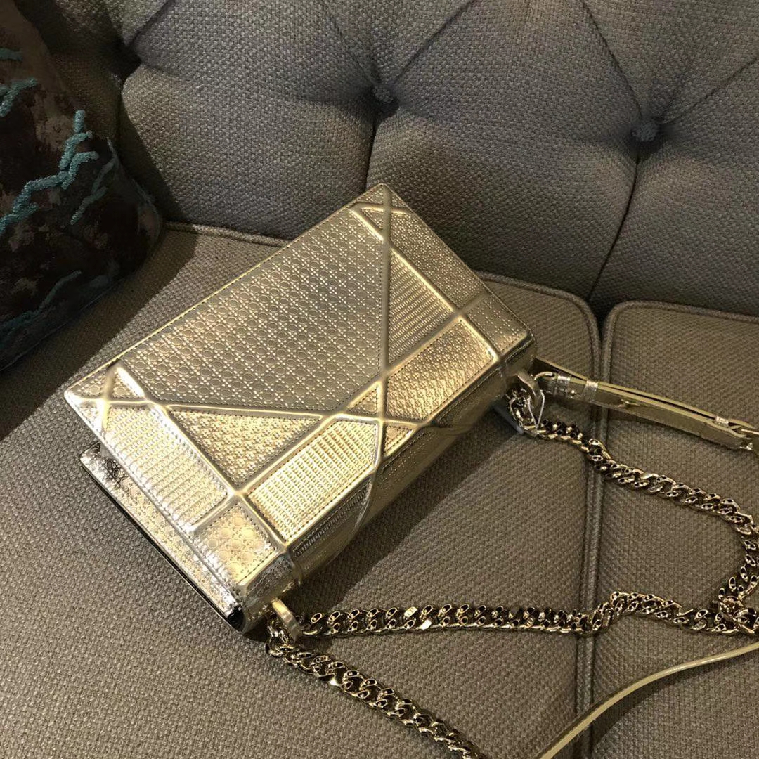 Dior 腾格纹 25cm/21cm 土豪金 专柜同步