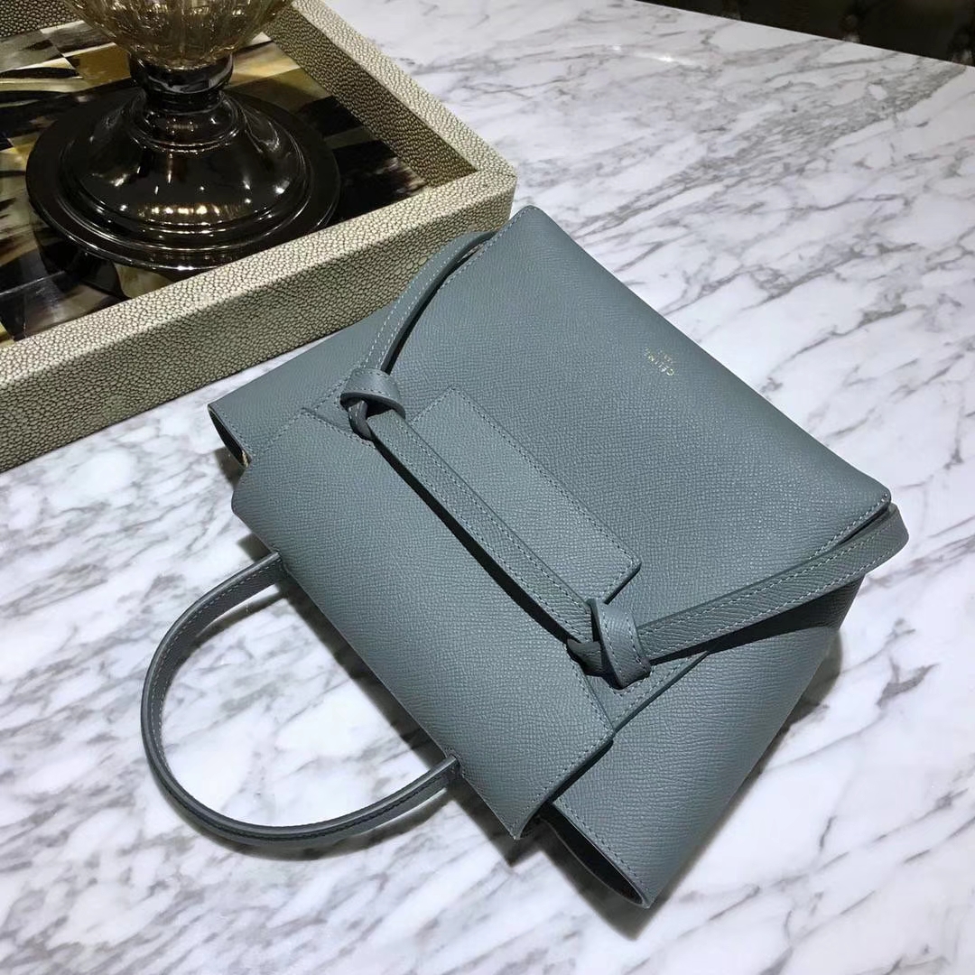 Celine 鲶鱼包mini 20cm  新色来袭 亚麻蓝 专柜新色