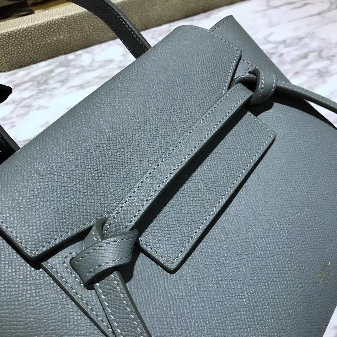 Celine 鲶鱼包mini 20cm  新色来袭 亚麻蓝 专柜新色
