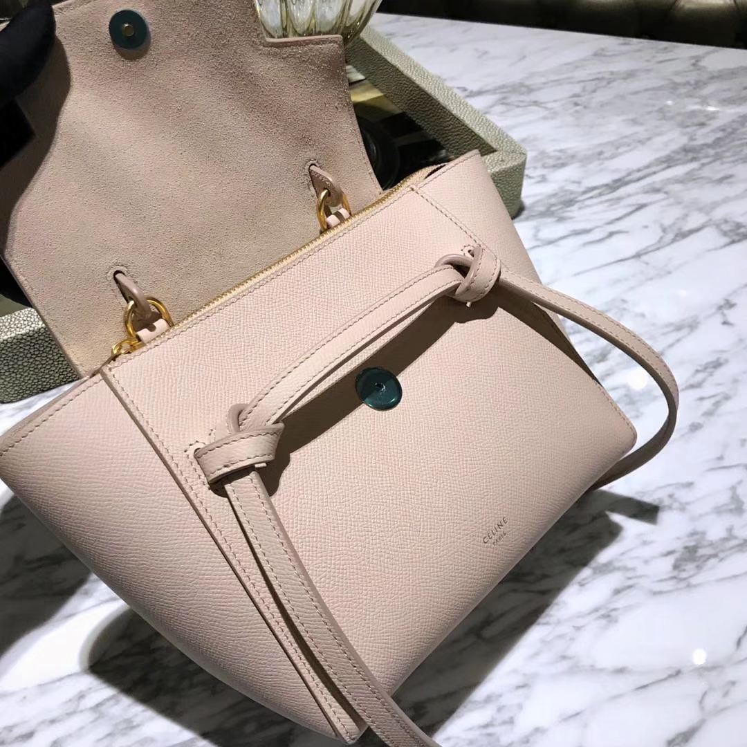 Celine 鲶鱼包mini 20cm  新色来袭 裸粉 专柜新色