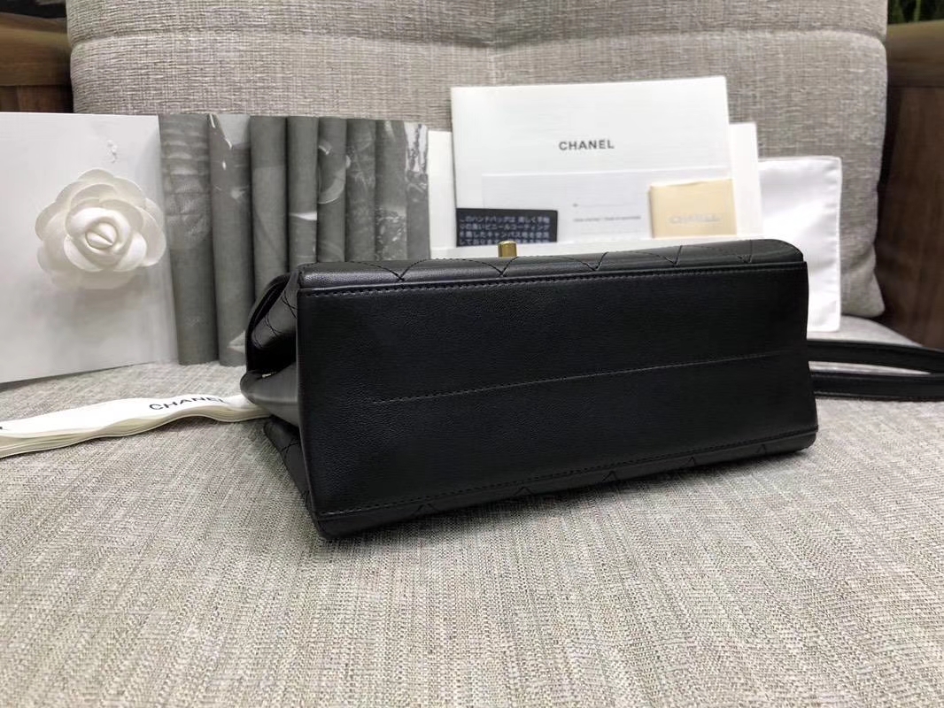 2018年新款口盖包 进口小羊皮 金色金属黄 23cm 28cm