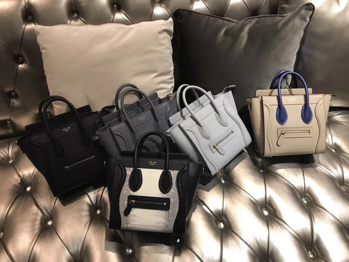 Celine 思琳 笑脸包 20cm/26cm 现货尺寸 厂家直销 一件代发