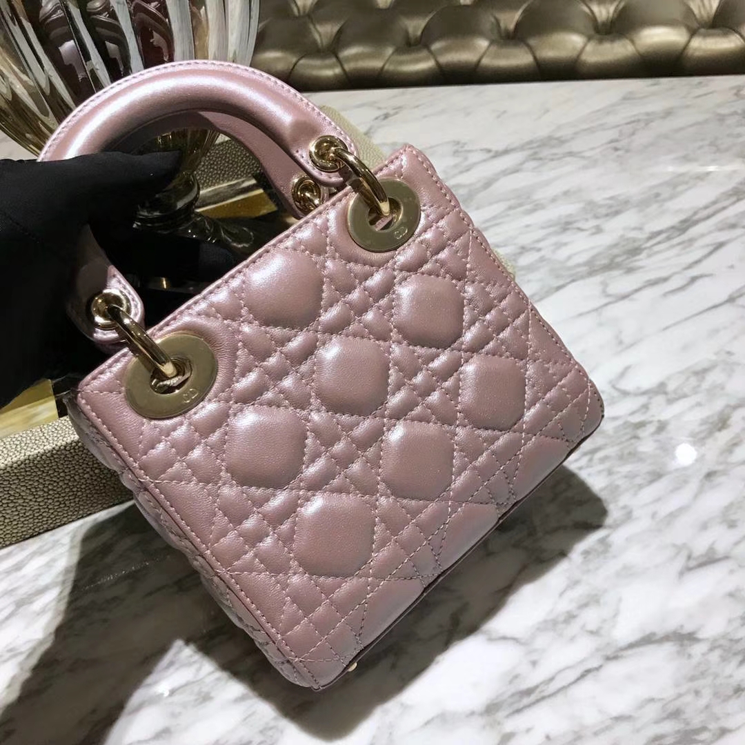 全新Dior  三格羊皮珠光粉  新出货  实物比图片偏亚一点   质感会更好