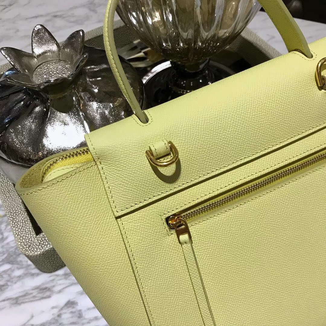 Celine 鲶鱼包 Belt Bag 23cm 柠檬黄 代购品质 欢迎下单