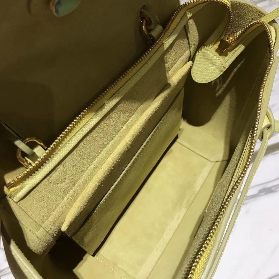Celine 鲶鱼包 Belt Bag 23cm 柠檬黄 代购品质 欢迎下单