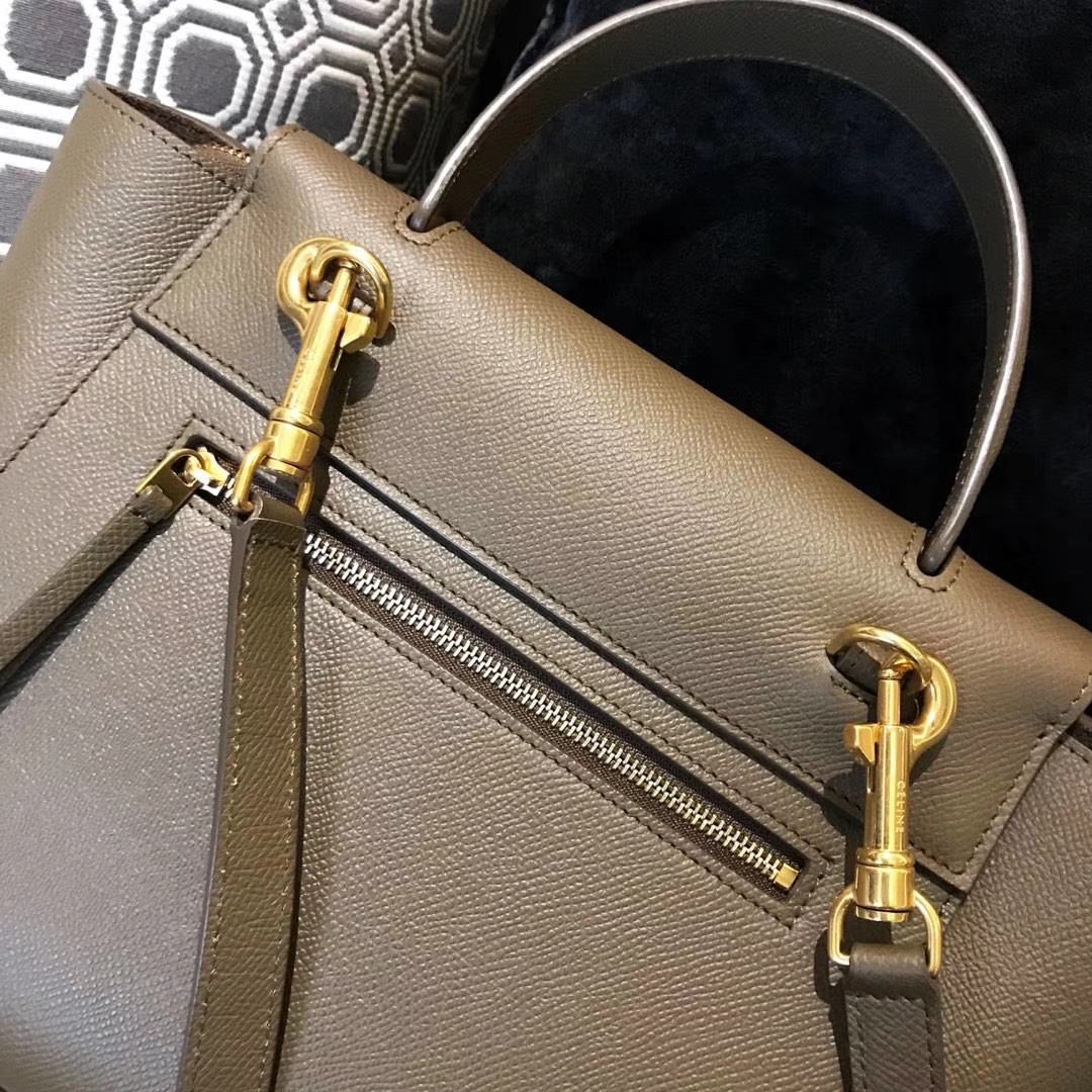 Celine 思琳 鲶鱼包 Belt Bag 百搭款式 经典大象灰