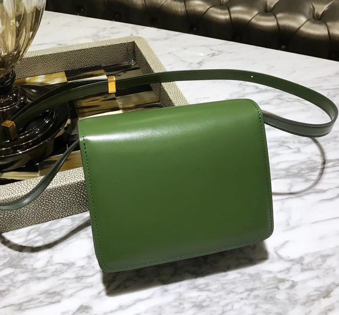 CÉLINE（赛琳）豆腐包 box小号  16cm   抹茶绿