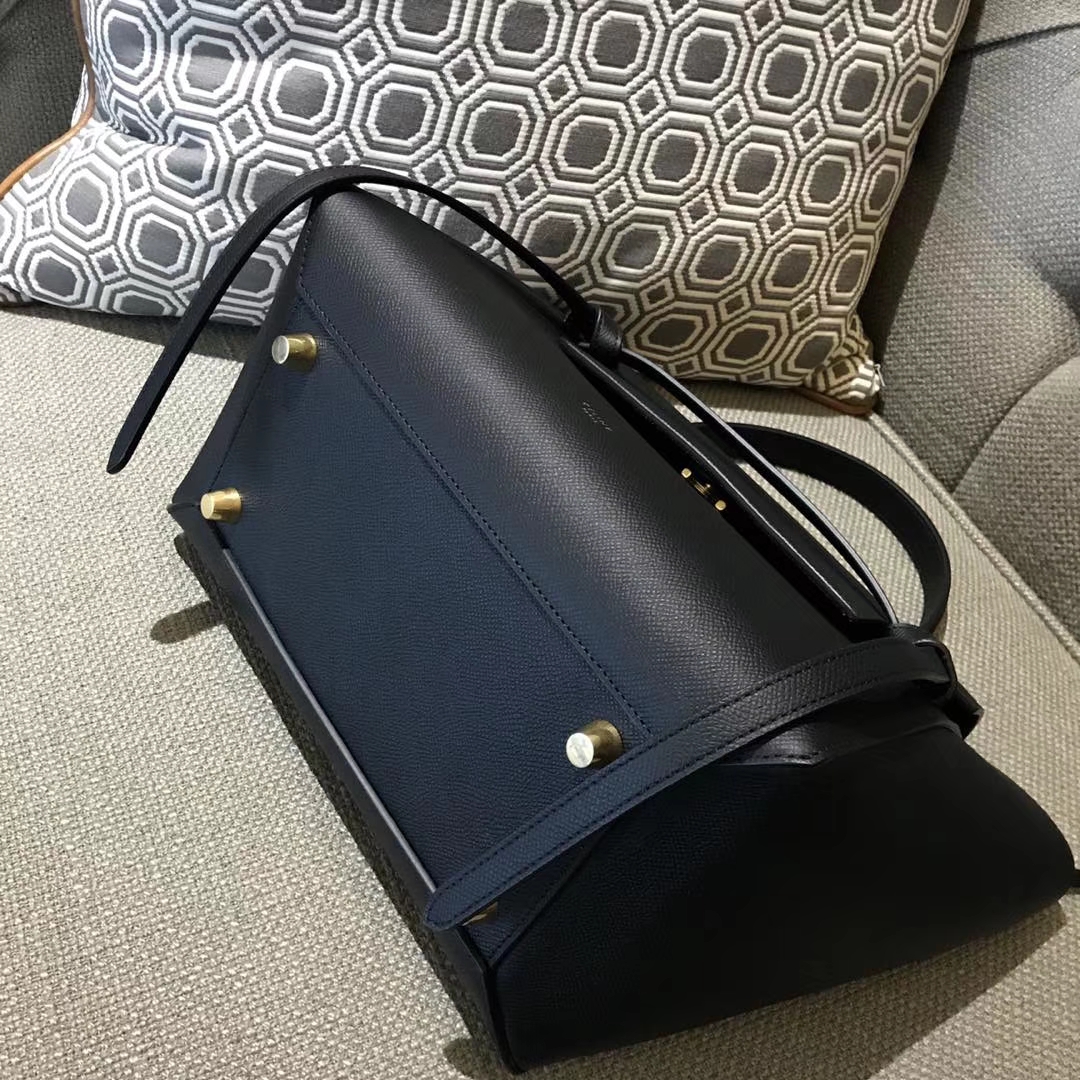 Celine 鲶鱼包 27cm黑色 现货秒发 掌纹皮 进口原厂皮