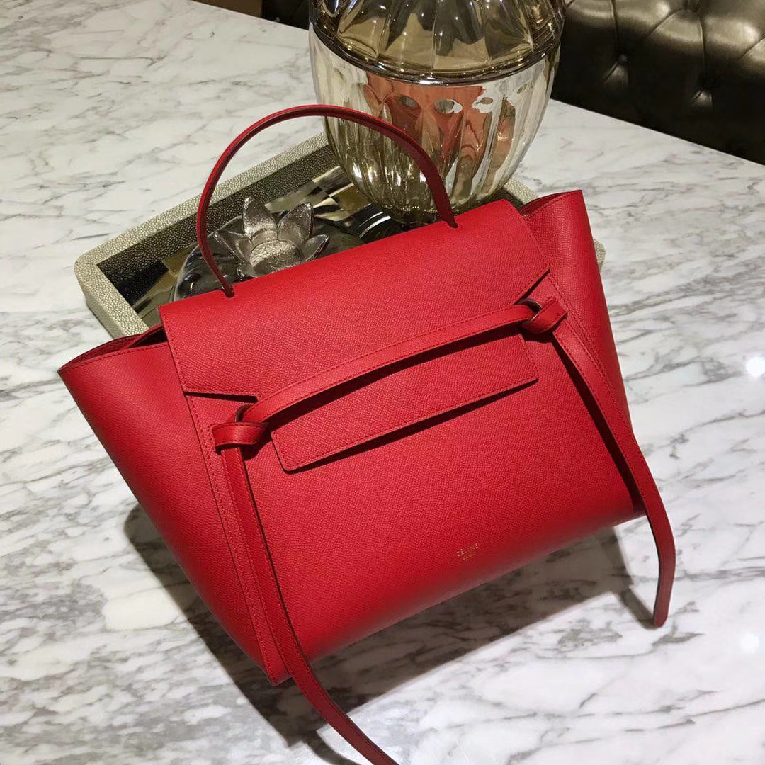 Celine  鲶鱼包27cm 惊艳番茄红 完全是向ZP靠拢 代购品质 厂家直销