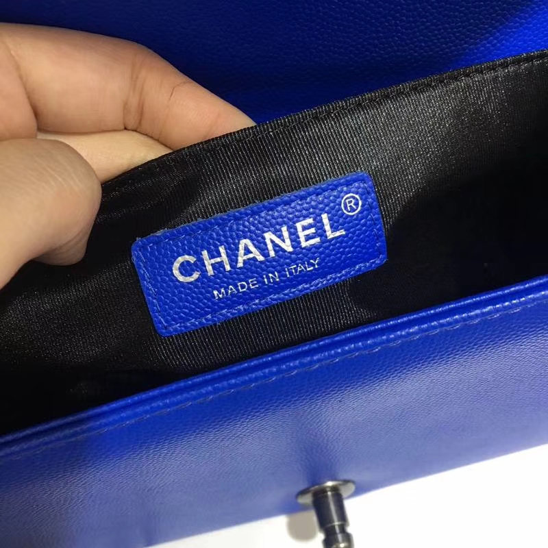 Chanel 香奈儿 Leboy 球纹 电光蓝 25cm 古银 现货