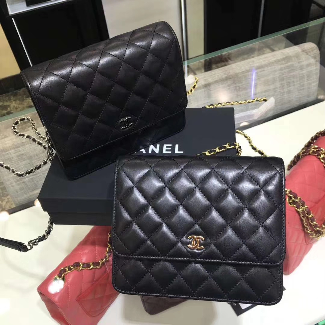 Chanel 2018 新款 Woc 球纹 Mini款 球纹 金扣银扣 经典百搭款