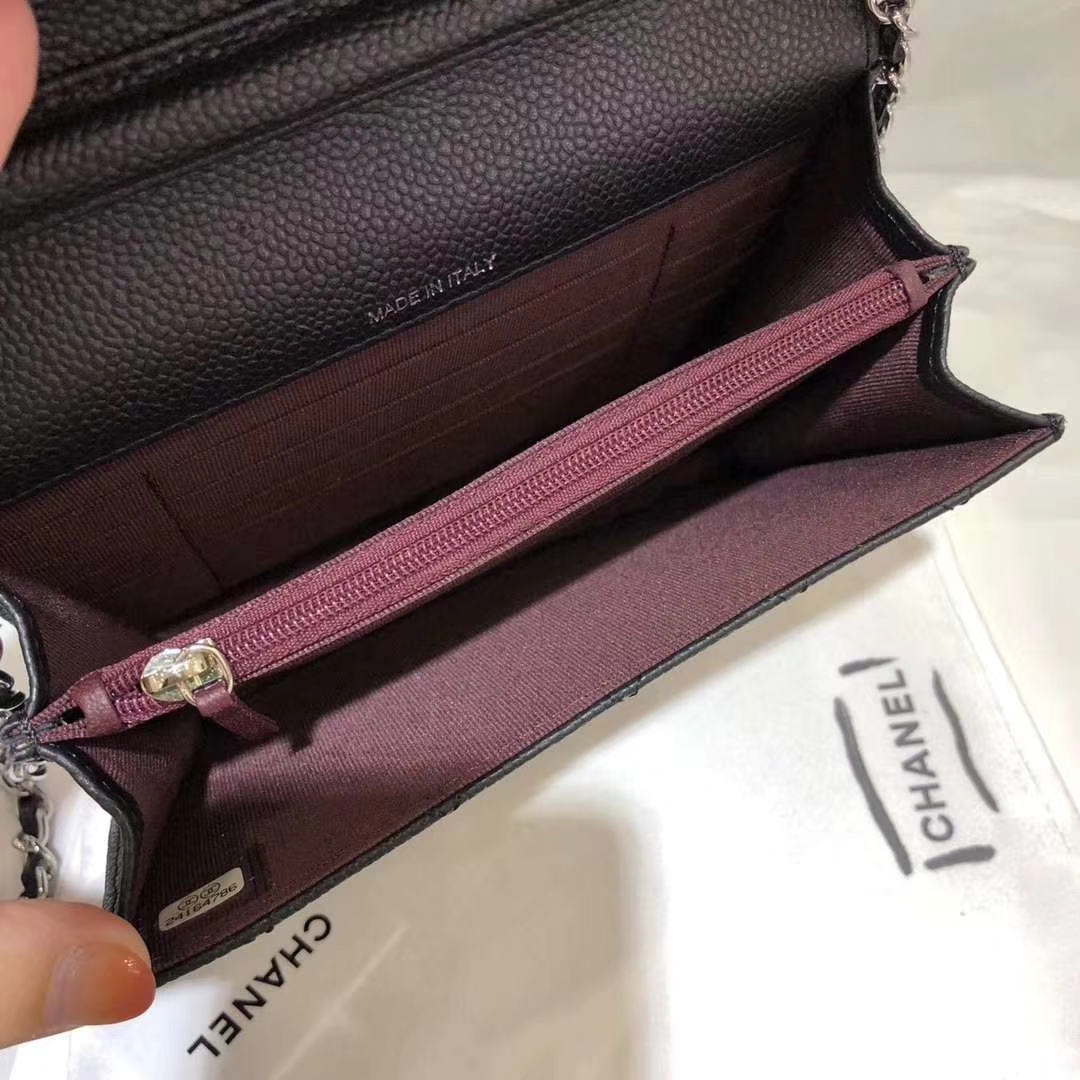 Chanel 2018 新款 Woc 球纹 Mini款 球纹 金扣银扣 经典百搭款