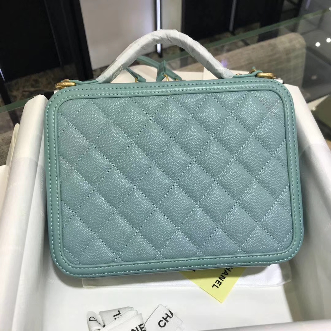 Chanel 香奈儿 化妆包 薄荷绿 21cm 现货