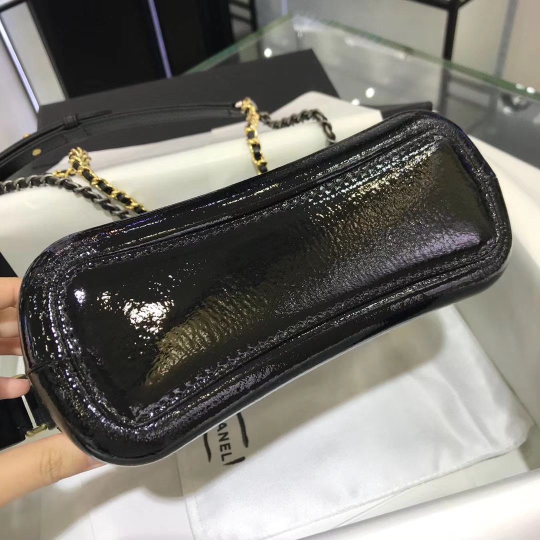 Chanel 香奈儿 Gabrielle 20cm 原厂山羊皮 经典黑