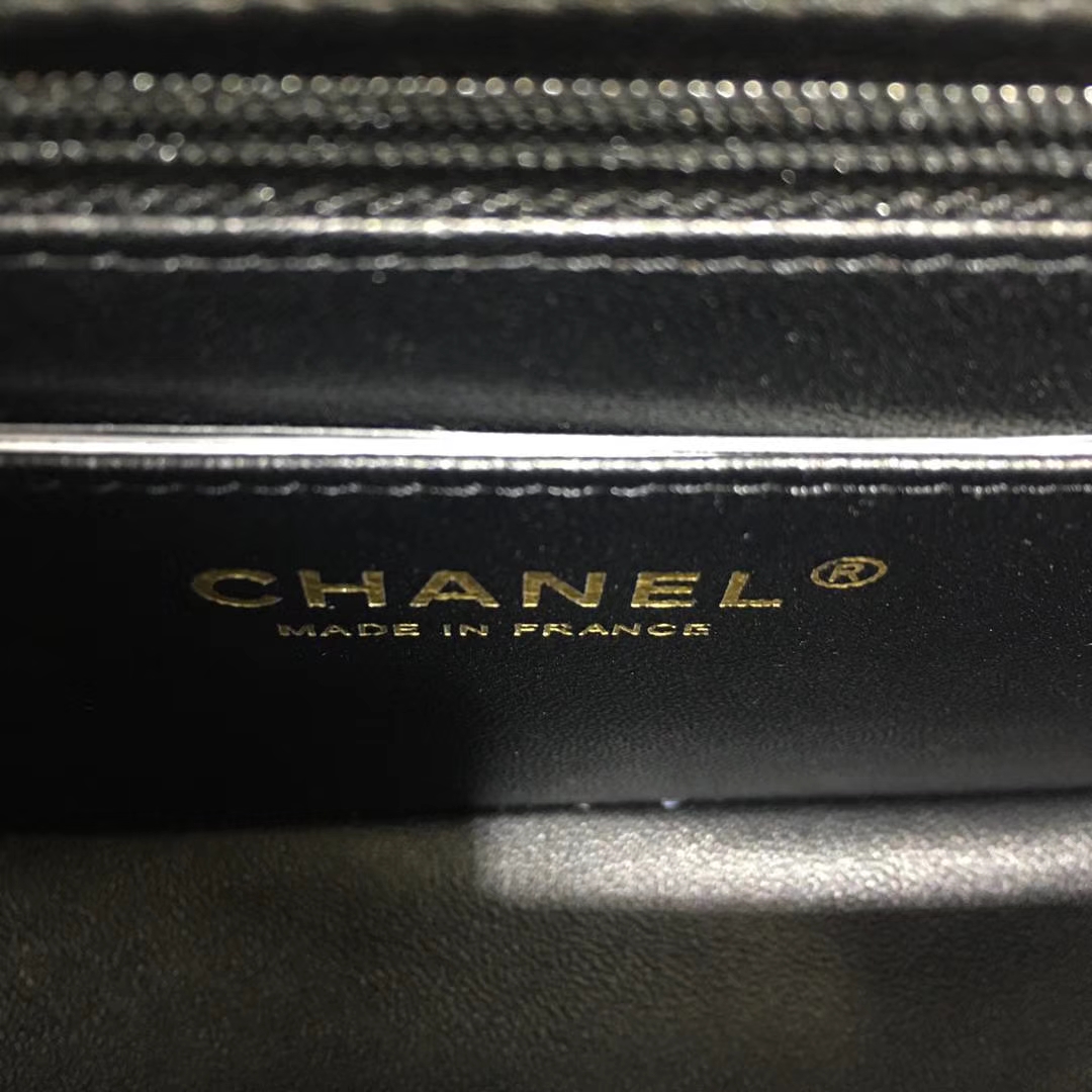 Chanel 香奈儿 Leboy 25cm 原厂皮 小鱼子酱 海军蓝 古银五金