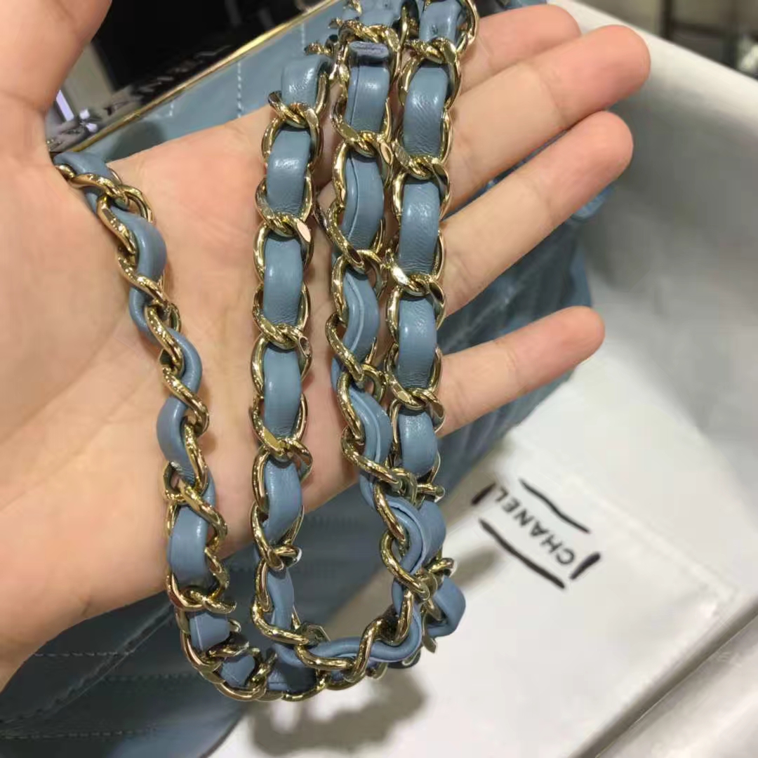 Trendy CC 大V 小羊皮 梦幻兰 25cm 香槟金（现货）