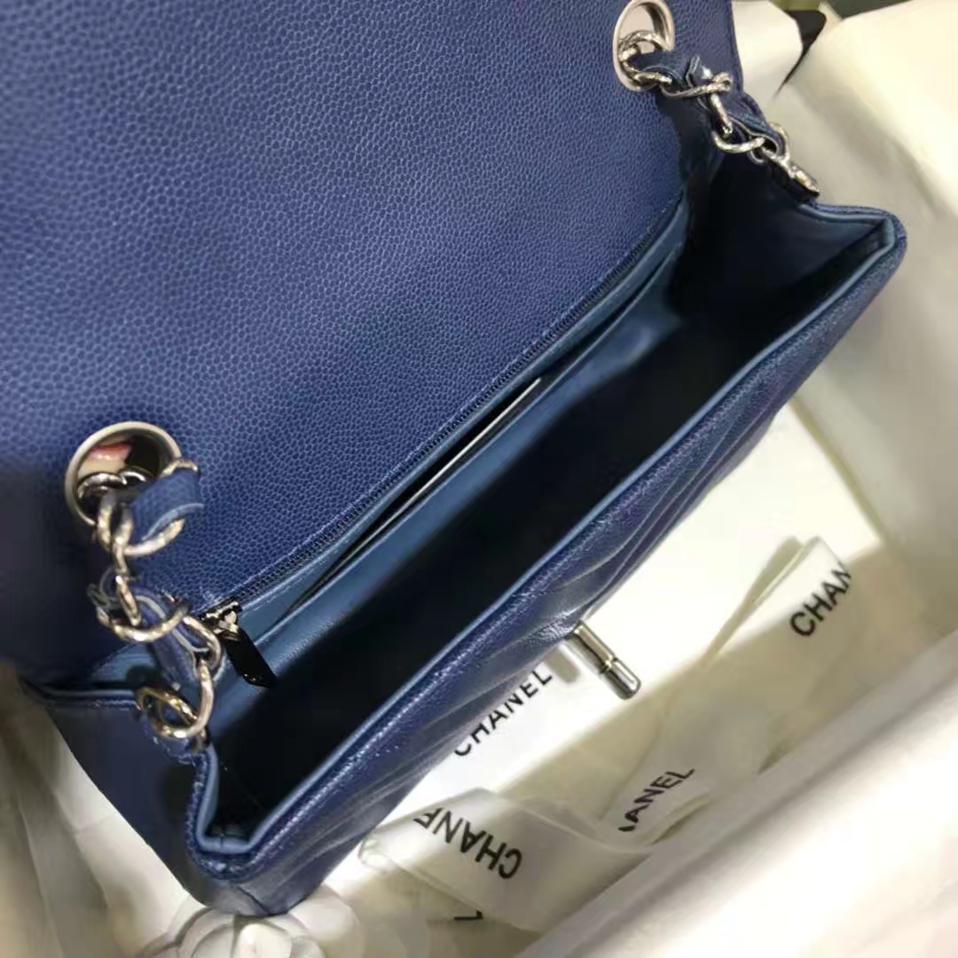 V字绣 经典系列 小鱼子酱 海蓝色 20cm 银扣
