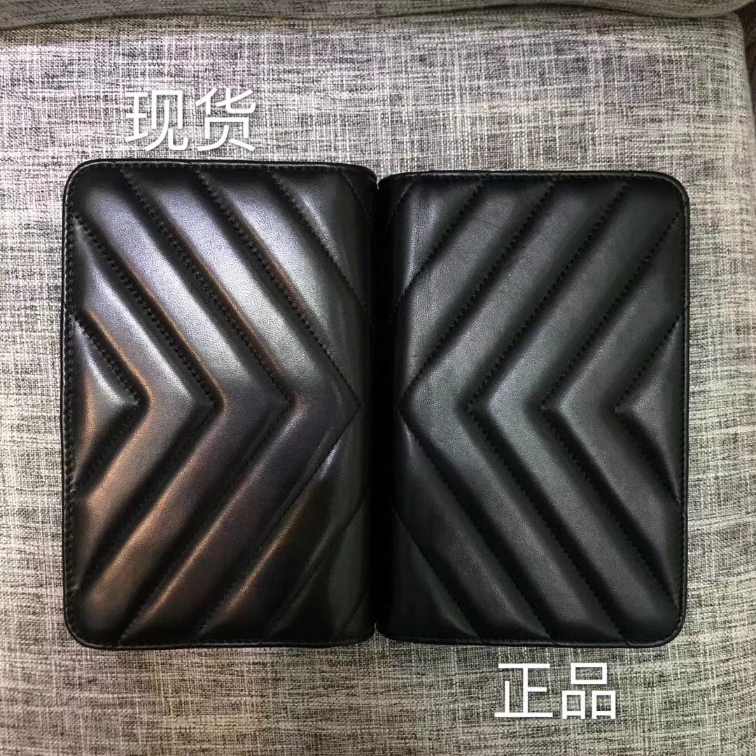 Chanel香奈儿最新款铆钉WOC黑色19cm 大货vs正品