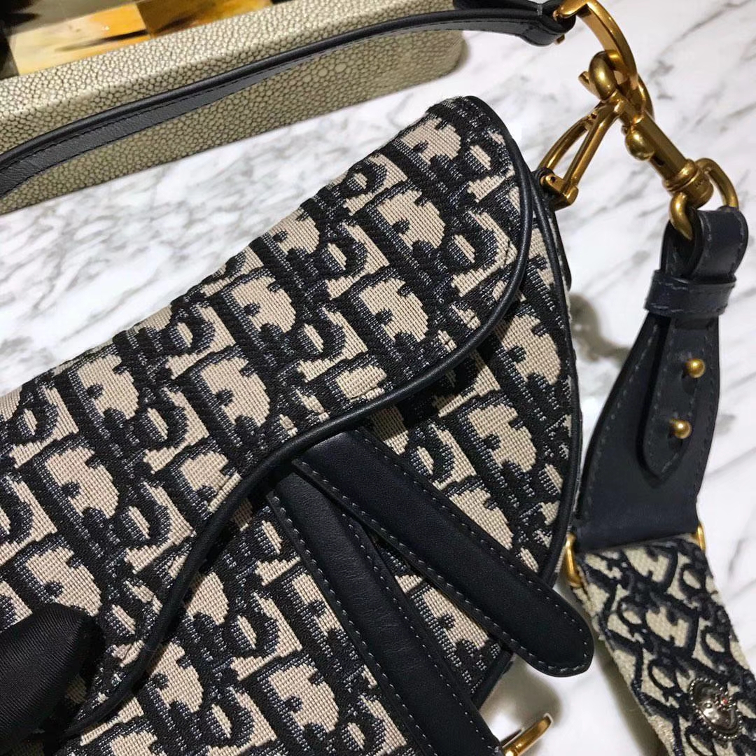 Dior 马鞍包 迪奥 布纹 小号 原装短肩带