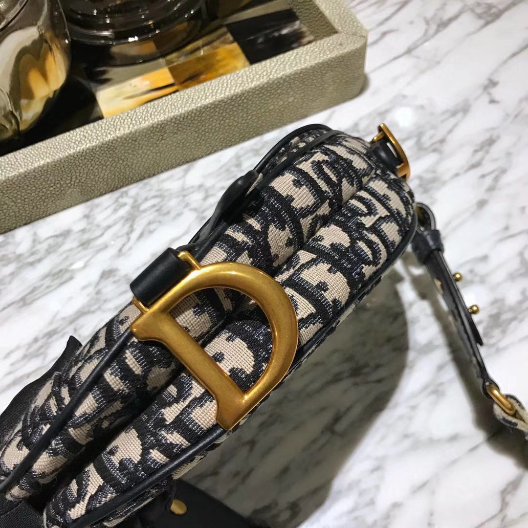 Dior 马鞍包 迪奥 布纹 小号 原装短肩带