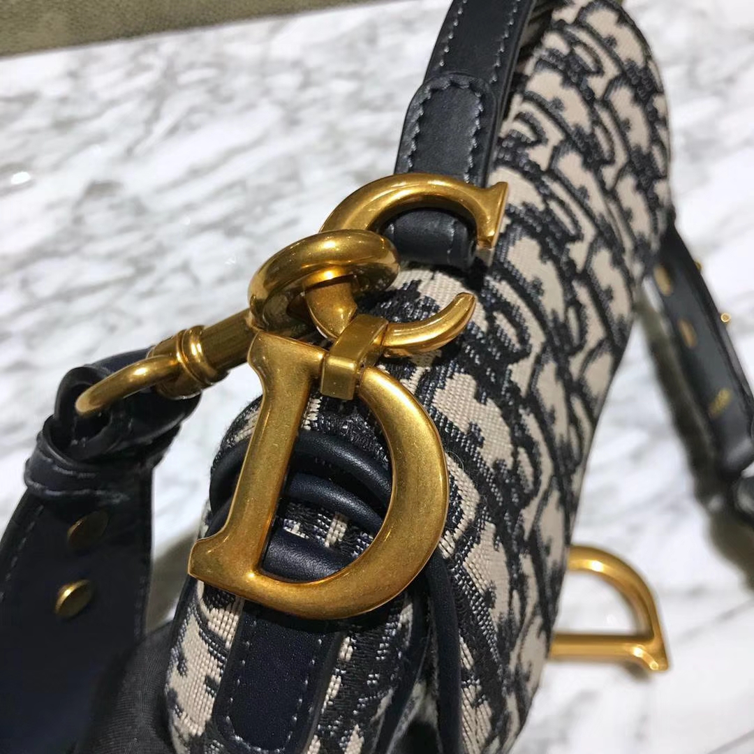 Dior 马鞍包 迪奥 布纹 小号 原装短肩带
