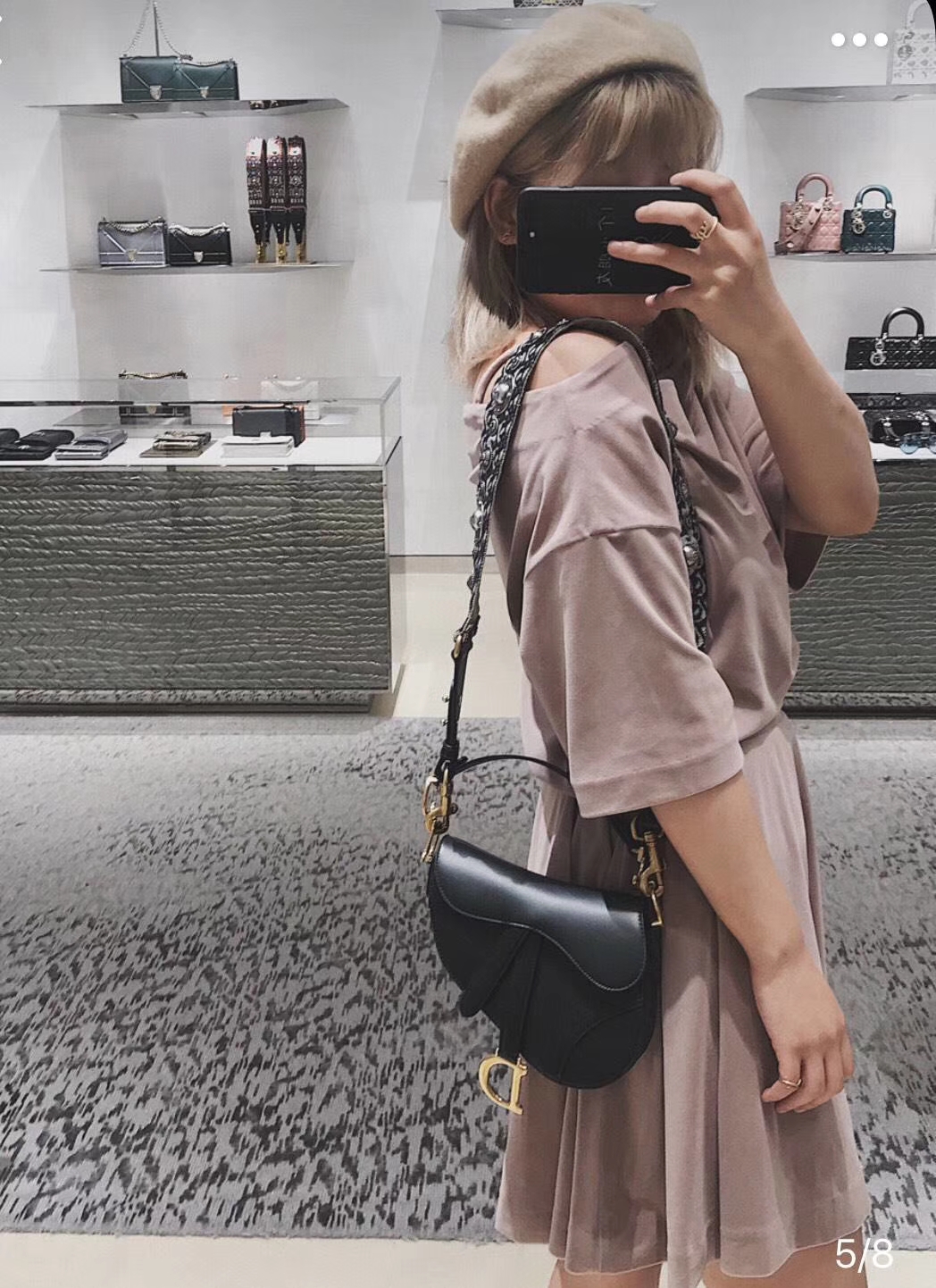 Dior 马鞍包 完美出品 市场最高版本 黑色
