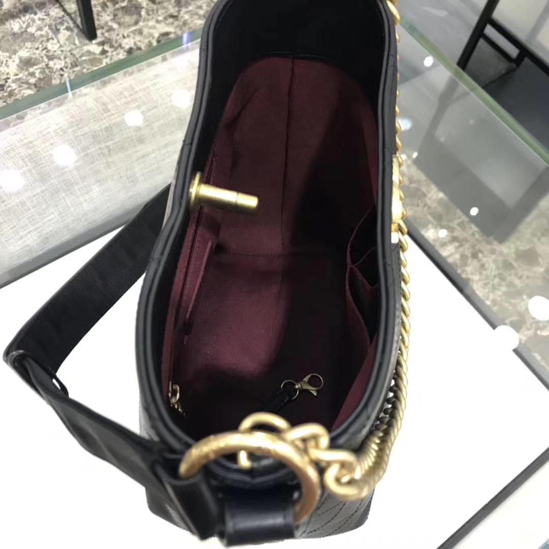 香奈儿 Chanel 嬉皮包 18秋冬 意大利定制级进口小牛皮 专柜同步 古金五金 顶级原单