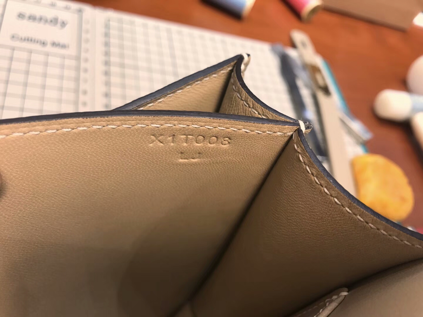 HERMES 爱马仕 空姐包 Constance  s2 风衣灰 trench 金扣